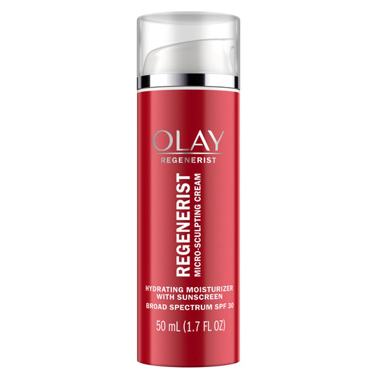 Face Moisturizer by Olay Regenerist Micro-Sculpting Cream Face Moisturizer with SPF 30 Broad Spectrum 1.7 oz Beauty & Personal Care Olay
