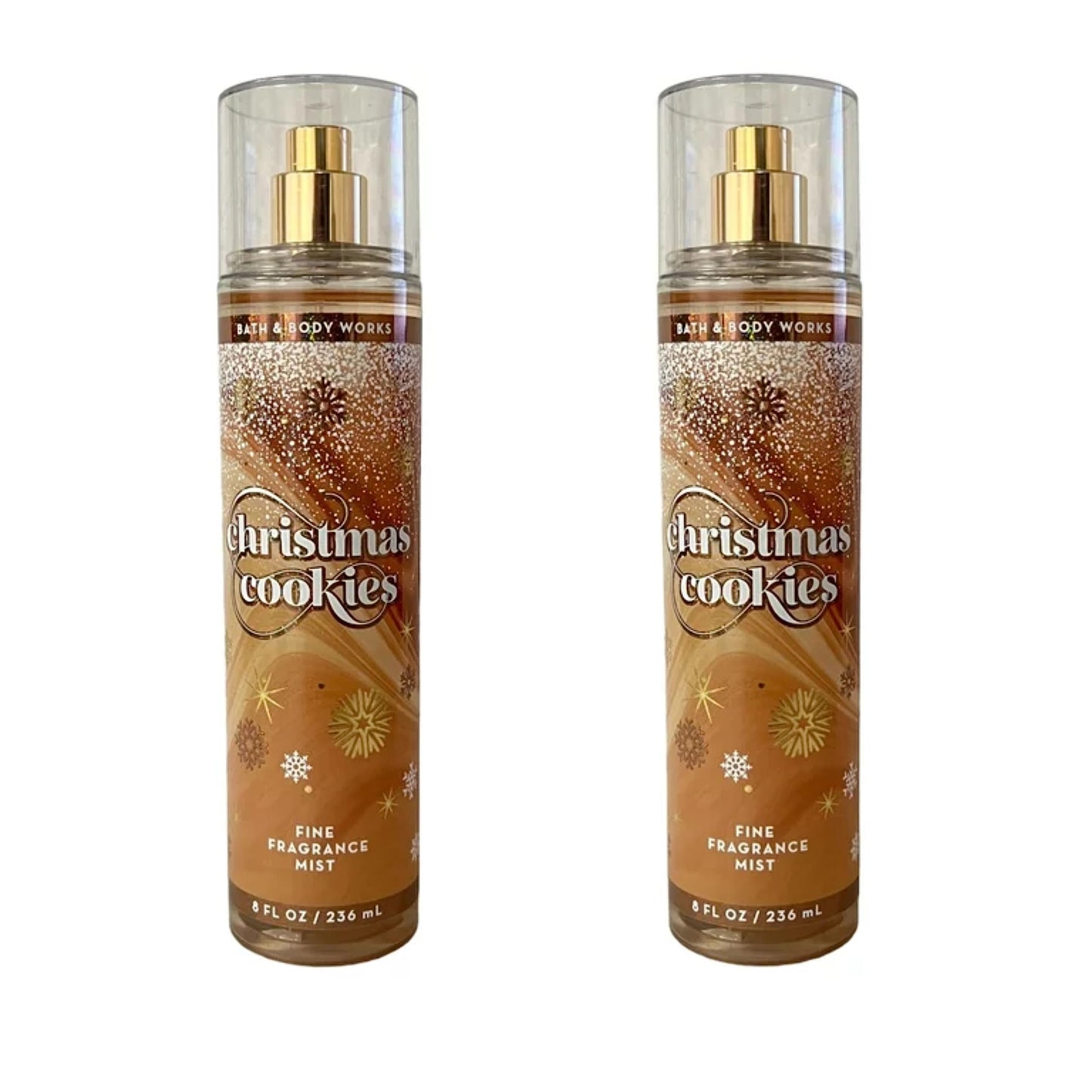 Bath & Body Works Fragrance Mist 2-Pack 8oz Each (Christmas Cookies) Beauty & Personal Care Bath & Body Works