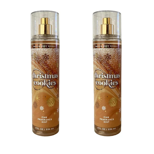 Bath & Body Works Fragrance Mist 2-Pack 8oz Each (Christmas Cookies) Beauty & Personal Care Bath & Body Works