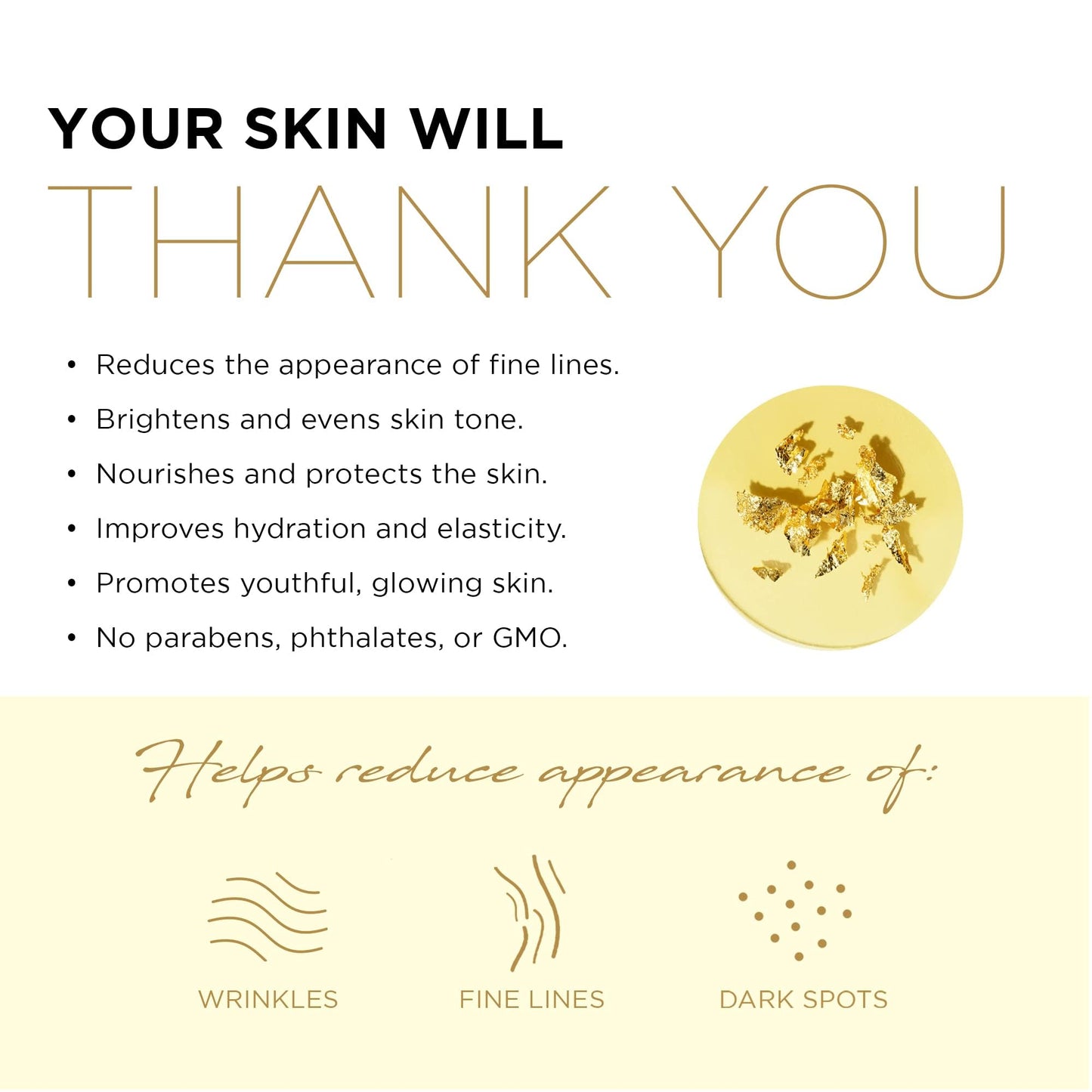 Azure Cosmetics 24K Gold and Caviar Anti Aging Luxury Face Mask - Hydrating & Firming Facial Mask - Helps Reduce Wrinkles & Fine Lines - Beauty & Personal Care Azure Cosmetics