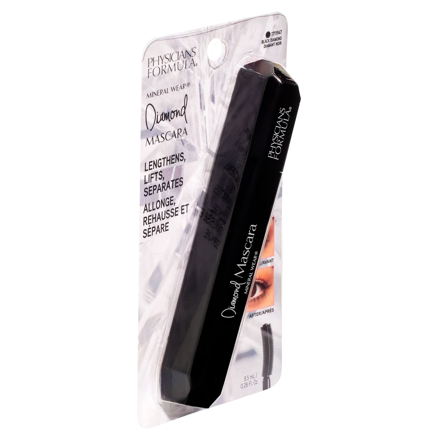 Physicians Formula Mineral Wear Diamond Mascara Black Diamond 2.12 FL Oz, Dermatologist Tested, Opthahlamologist Approved, Sensitive Eyes Beauty & Personal Care Physicians Formula