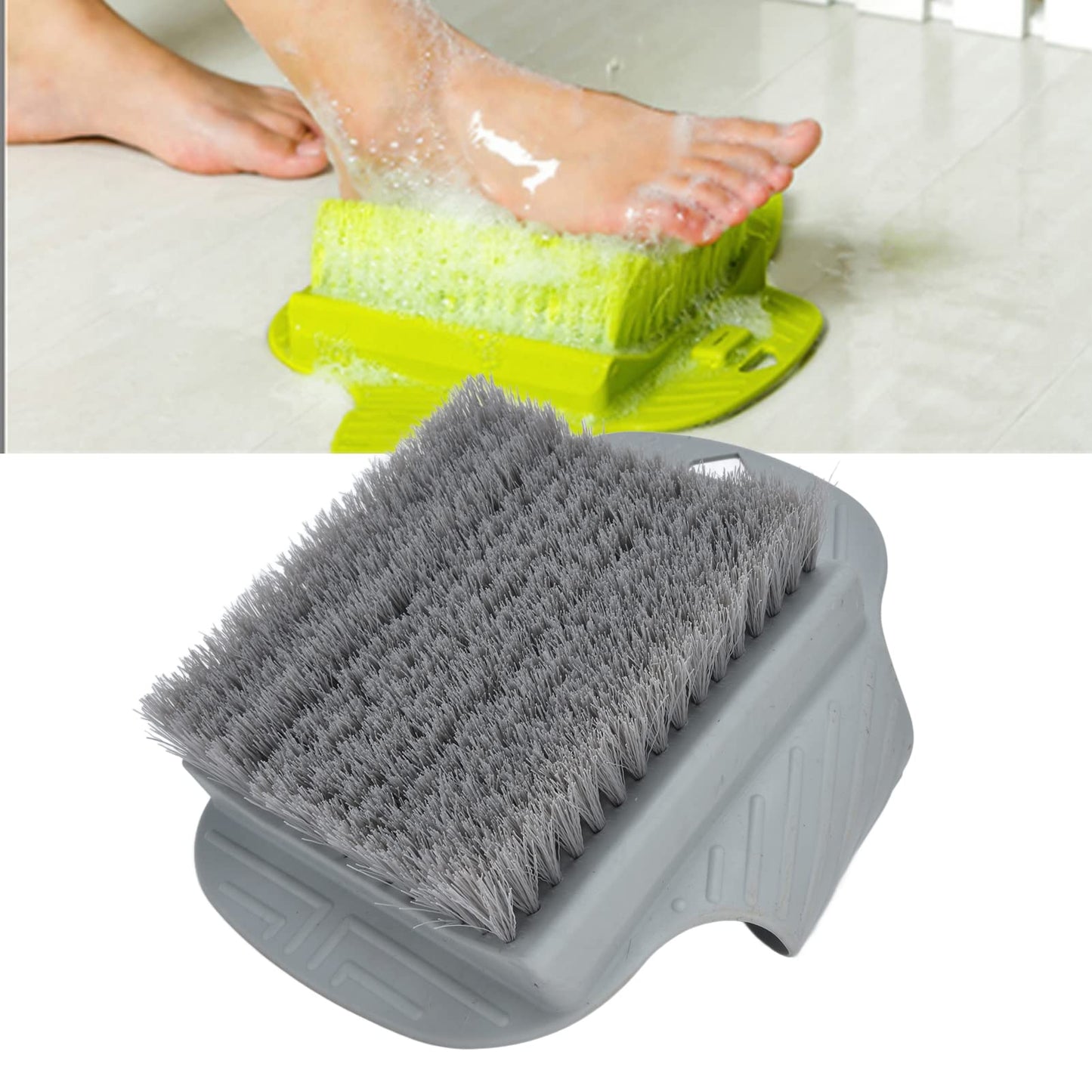 Shower Foot Scrubber Mat, Lazy Foot Scrubbing Brush with Nonslip Suction Cups Shower Foot Cleaner Feet Cleaner Washer Brush Foot Dead Skin Callus Beauty and Personal Care Beufee
