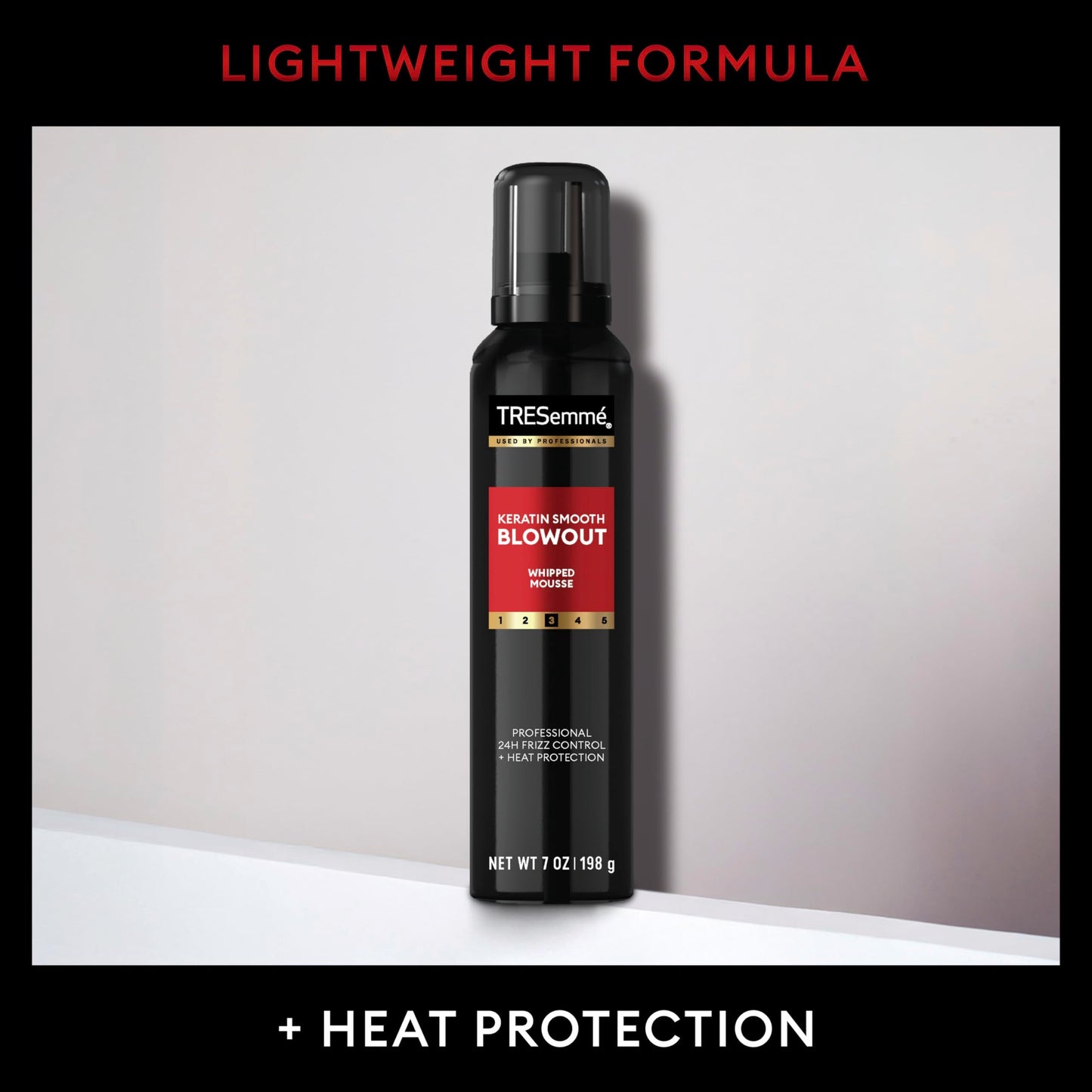TRESemmé Whipped Shaping Mousse Keratin Smooth for Instant Hydration, Weightless, 7 Fl Oz Beauty & Personal Care TRESemmé