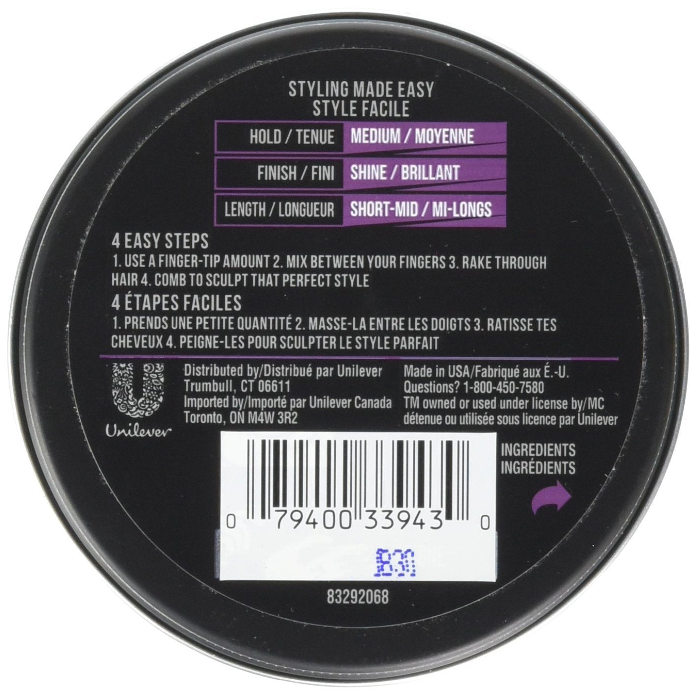 AXE Clean Cut Look Hair Pomade Classic 2.64 oz (Pack of 4) Beauty & Personal Care AXE