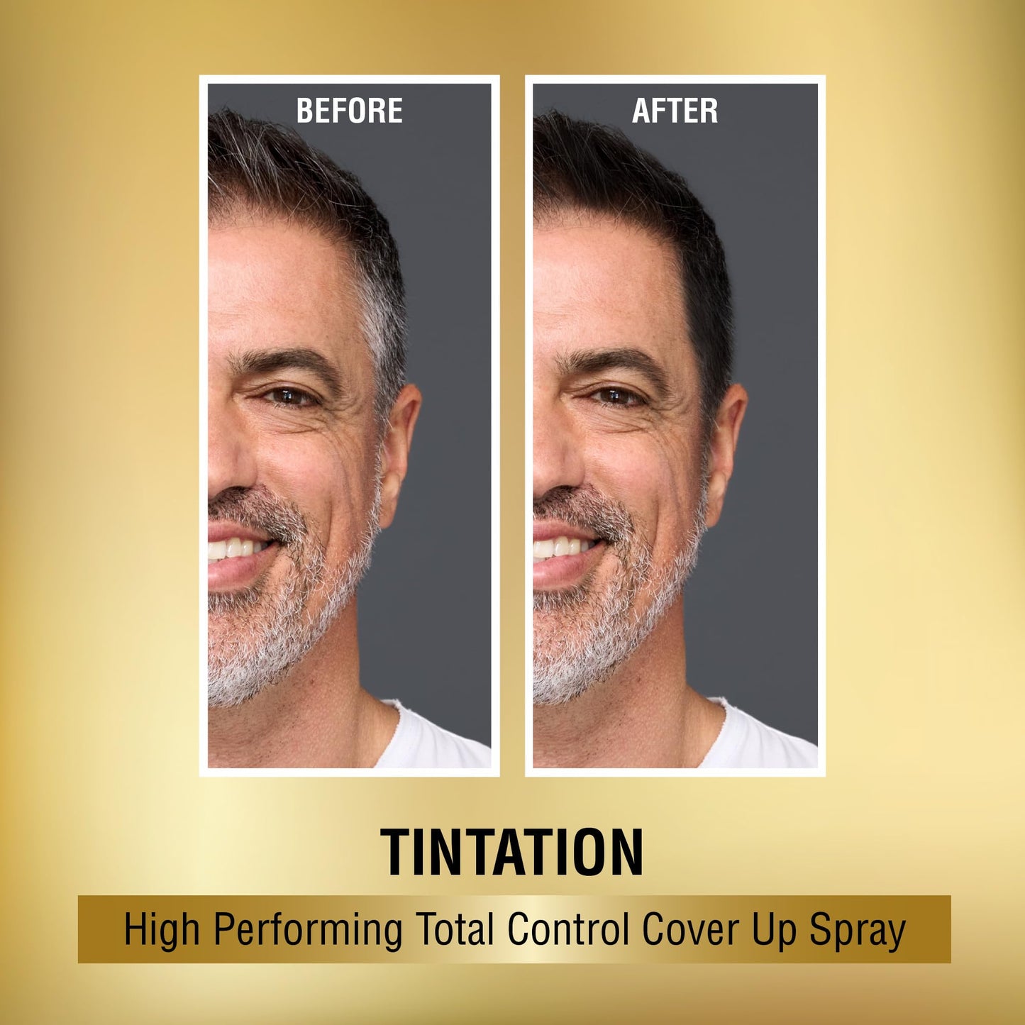 Red by Kiss Tintation Temporary Hair Color Spray, Instant Gray Root Touch Up Coverage, Water-Resistant & Smudge-Proof, Easy Wash Out, Barber Beauty & Personal Care Red by Kiss
