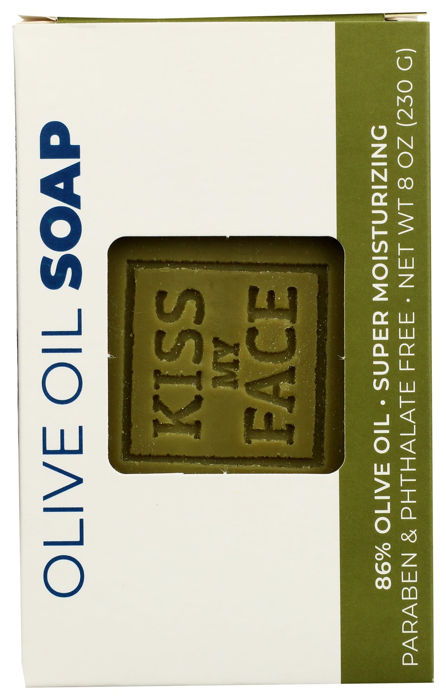 Kiss My Face Moisturizing Bar Soap For All Skin Types - Olive & Aloe - 8 Oz Beauty & Personal Care Kiss My Face