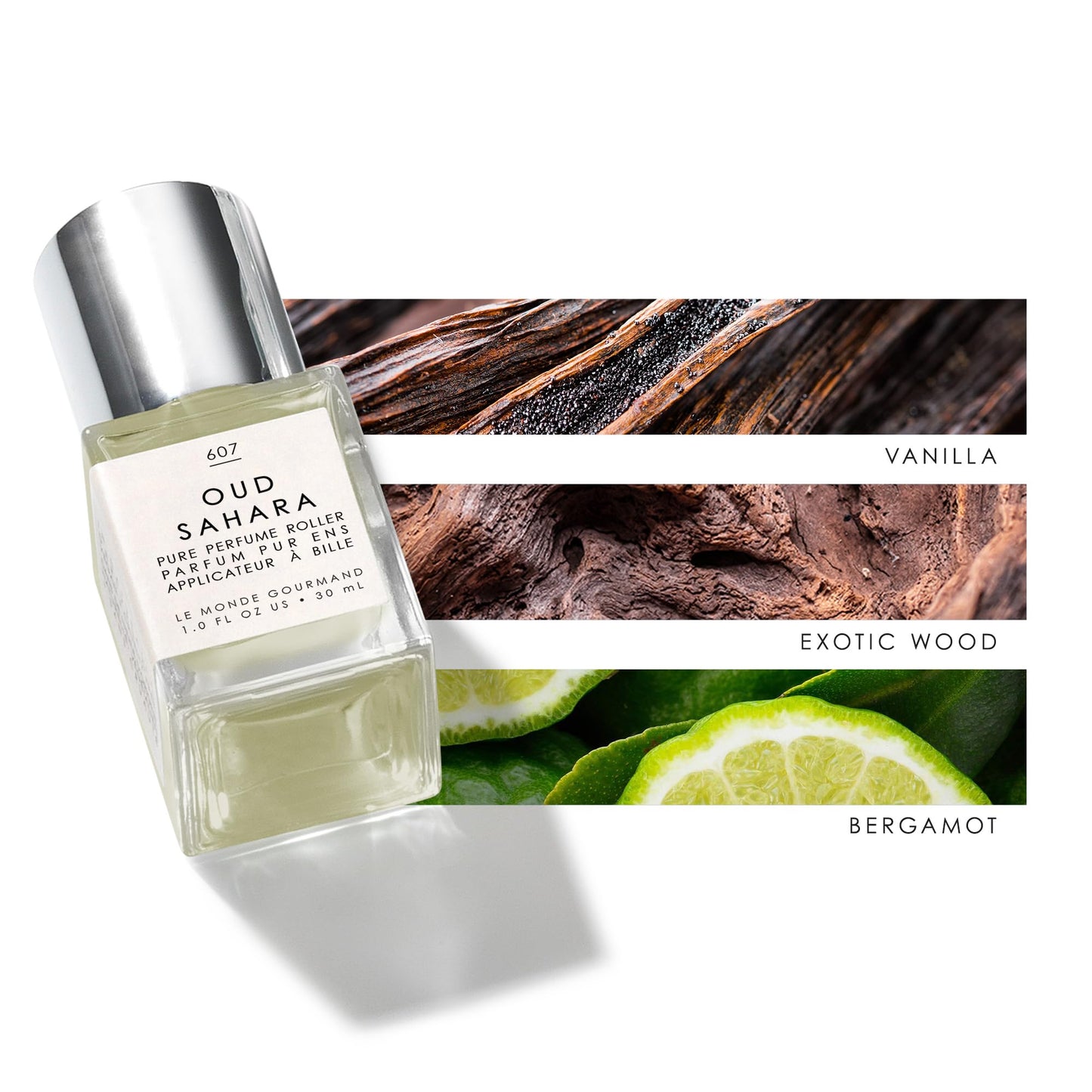Le Monde Gourmand Oud Sahara Perfume Oil - 1 fl oz (30ml) - Seductive, Spicy with Vanilla, Amber and Bergamot Fragrance Notes Beauty & Personal Care Le Monde Gourmand