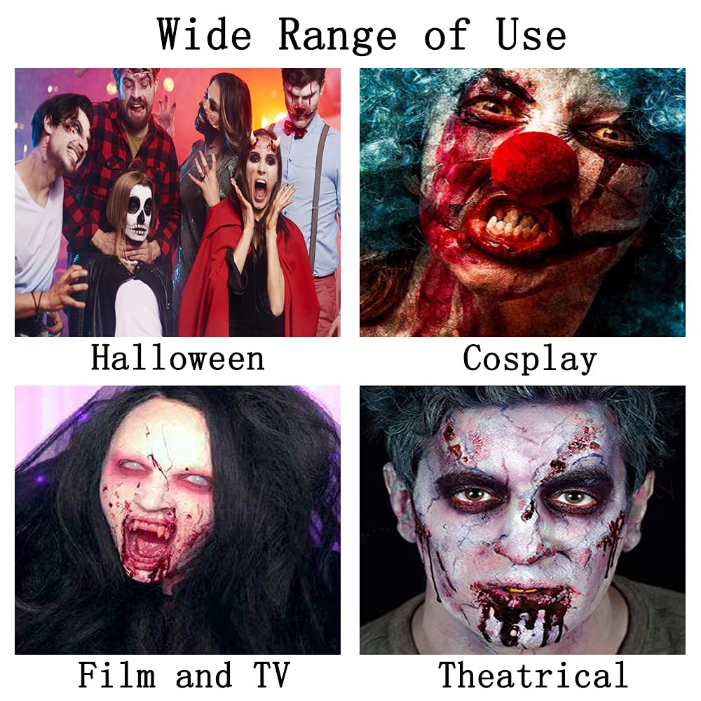 Go Ho Nose and Scar Wax(1.4 oz),Fake Molding Wound Skin Wax,Body Paint Fake Nose Stage Zombie Cosplay Costume SFX Makeup with Spatula,Makeup Special Beauty & Personal Care Go Ho