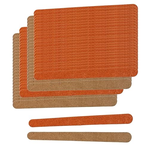 Vakly Professional Nail Files [144 Pack] Emery Boards - Dual Sided 180 Grit Nail Buffering File - Compact Reusable Double Sided Tool for Manicure Beauty & Personal Care Vakly