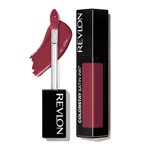 Revlon ColorStay Satin Ink Liquid Lipstick, Longwear Rich Lip Colors, Formulated with Black Currant Seed Oil, 005 Silky Sienna, 0.17 fl oz Beauty & Personal Care REVLON