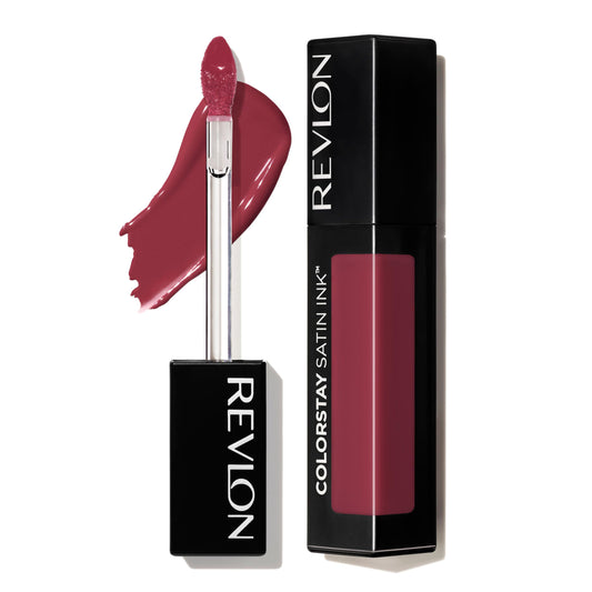 Revlon ColorStay Satin Ink Liquid Lipstick, Longwear Rich Lip Colors, Formulated with Black Currant Seed Oil, 005 Silky Sienna, 0.17 fl oz Beauty & Personal Care REVLON