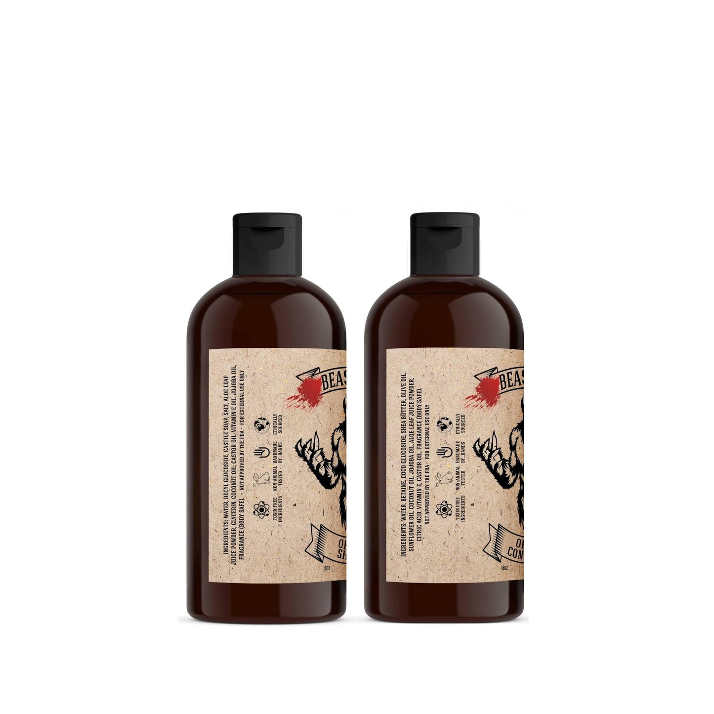 Johnny Slicks Hair Cleaning Kit - Supports Scalp & Hair Hydration - Organic Shampoo & Conditioner - Aloe, Shea Butter & Vitamin E - Original Scent - 2 Beauty & Personal Care Johnny Slicks