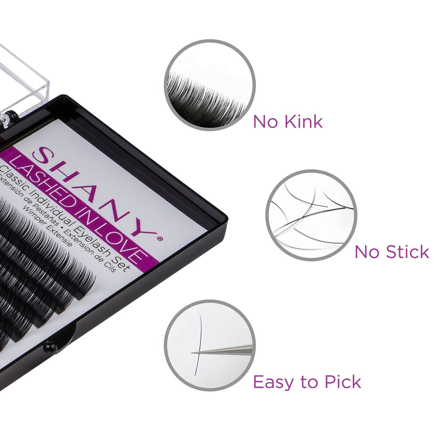 SHANY Cosmetics Shany Lashed In Love Colorful Individual Eyelash Set - Individual 3d Voluminous & Weightless Faux Mink Lash Extensions - Multi-color Beauty & Personal Care SHANY