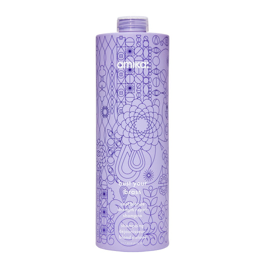 amika bust your brass cool blonde strength repair shampoo, 1000ml Beauty and Personal Care Amika Default Title