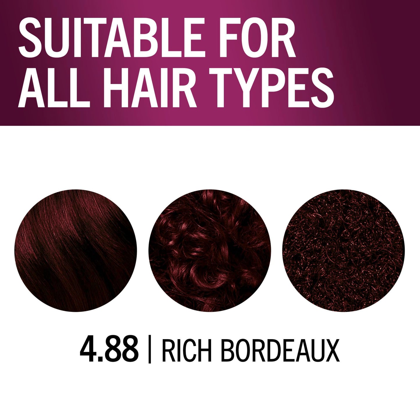 Schwarzkopf Keratin Color Permanent Hair Color, 4.8 Rich Bordeaux, 1 Application - Salon Inspired Permanent Hair Dye, for up to 80% Less Breakage vs Beauty & Personal Care Schwarzkopf
