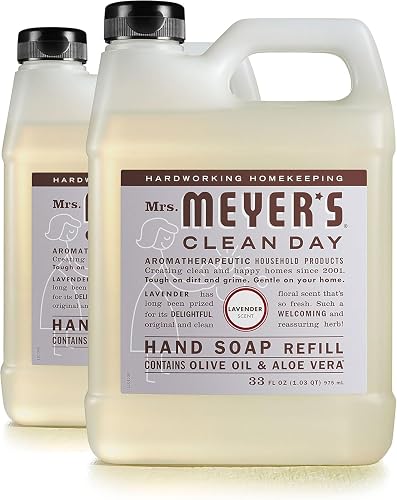 Mrs. Meyer's Clean Day Hand Soap Refill, Lavender, 33 Fl oz (Pack of 2) Beauty & Personal Care Mrs. MEYER'S