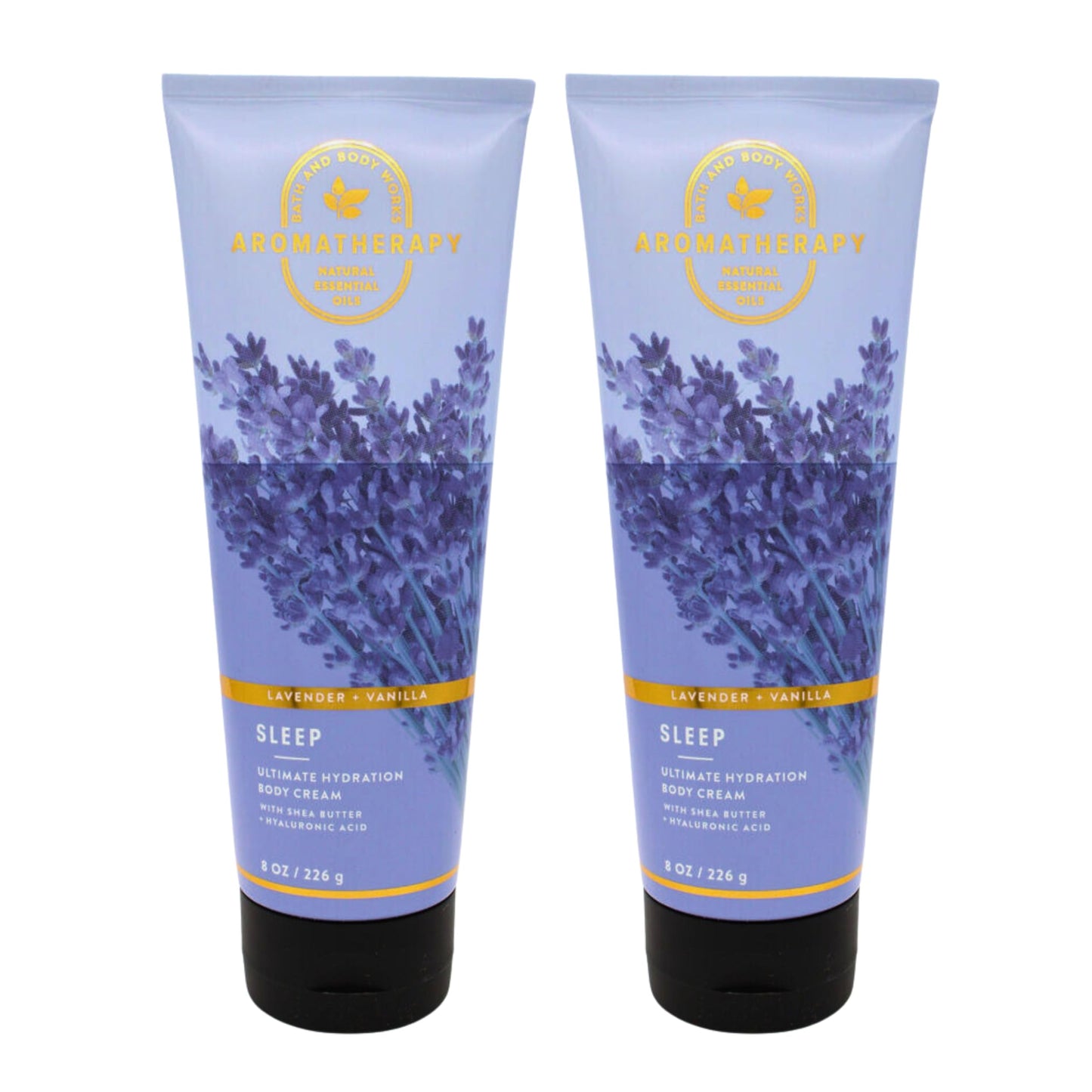 Bath & Body Works Ultra Shea Body Cream, 8oz Each, Pack of 2 (Lavender Vanilla) Beauty & Personal Care Bath & Body Works