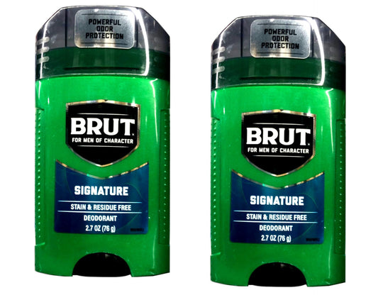 Brut Deodorant Signature Scent 2.7 Oz. (Pack of 2) Beauty and Personal Care Brut