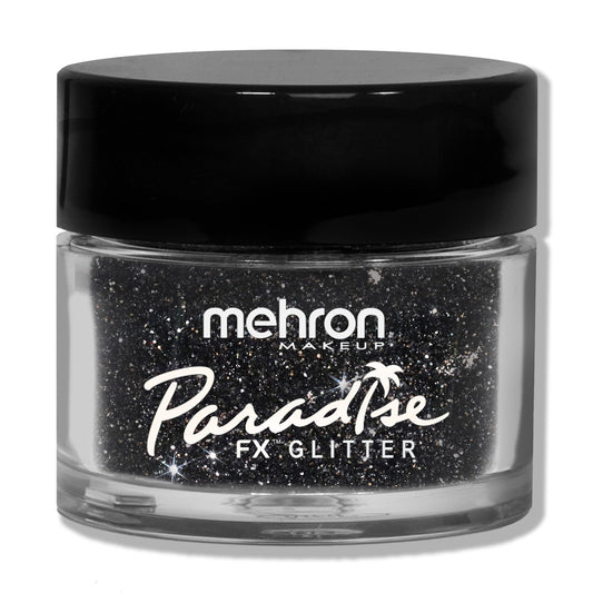 Mehron Makeup Paradise Glitter FX | Professional Cosmetic for Makeup & Art | Vibrant & Shimmering Loose Glitter .25 oz (7 g) (Black) Beauty & Personal Care Mehron