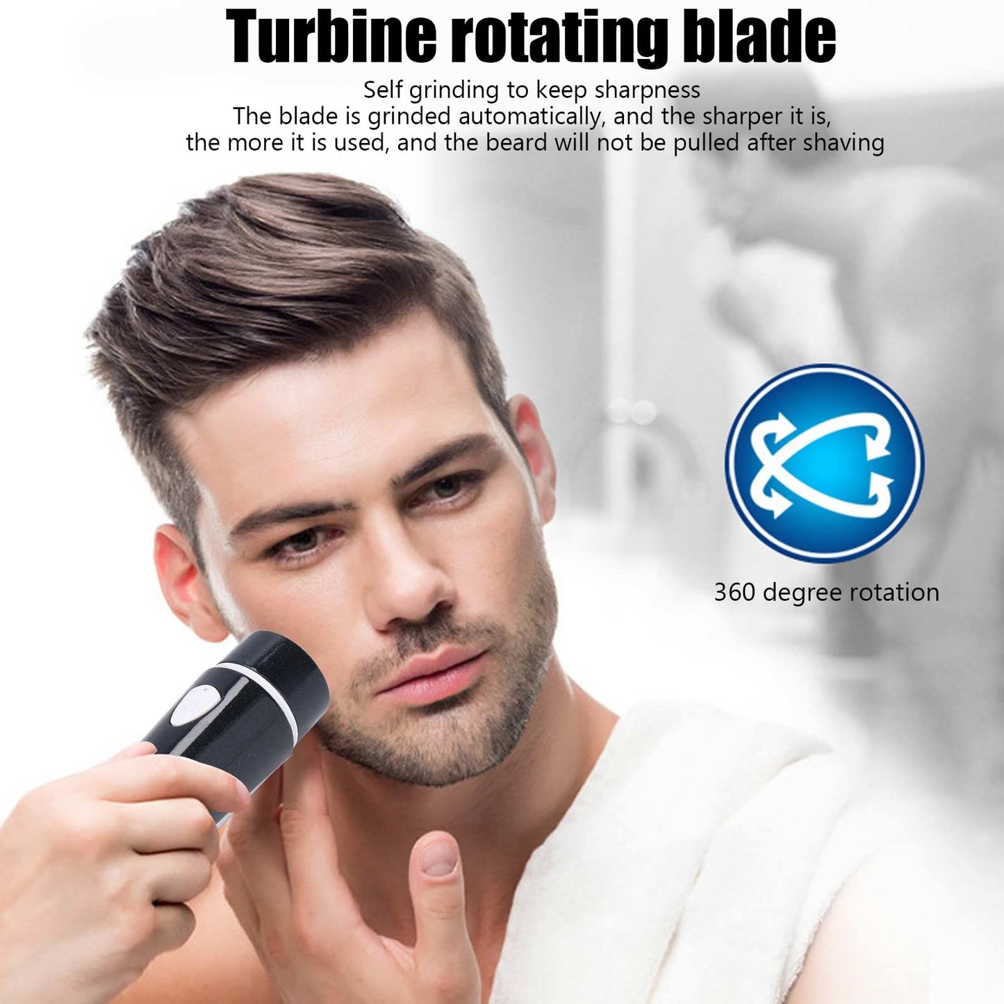 Portable Compact ElectricFast Charging Shaving Machine for Men Women Travel (Black) Beauty and Personal Care aqxreight