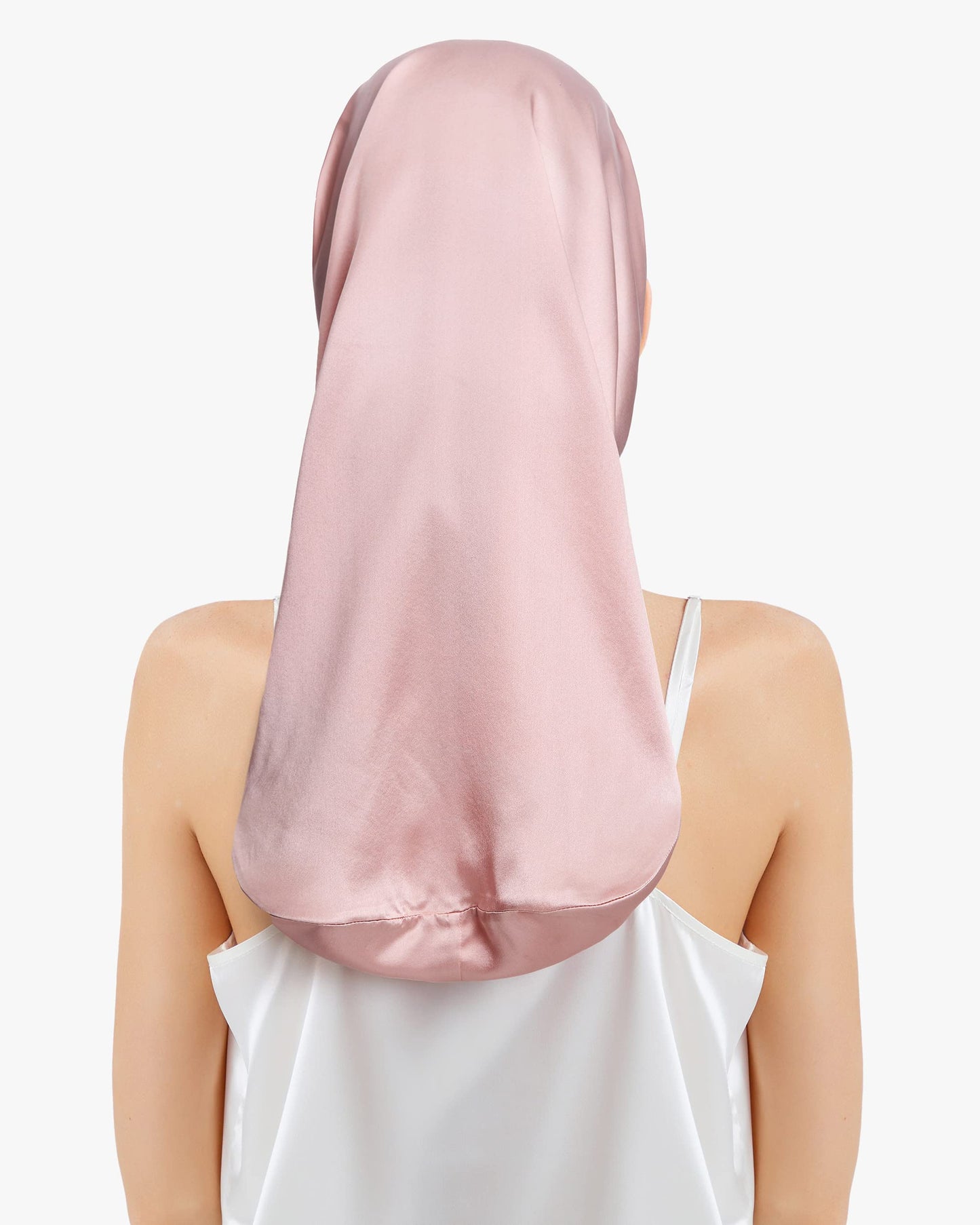 LilySilk Mulberry Silk Sleep Cap 100% 19 Momme Long Silk Bonnet for Curly Hair, Night Cap for Sleeping, Silk Hair Wrap for Women Rosy Pink Beauty and Personal Care LilySilk