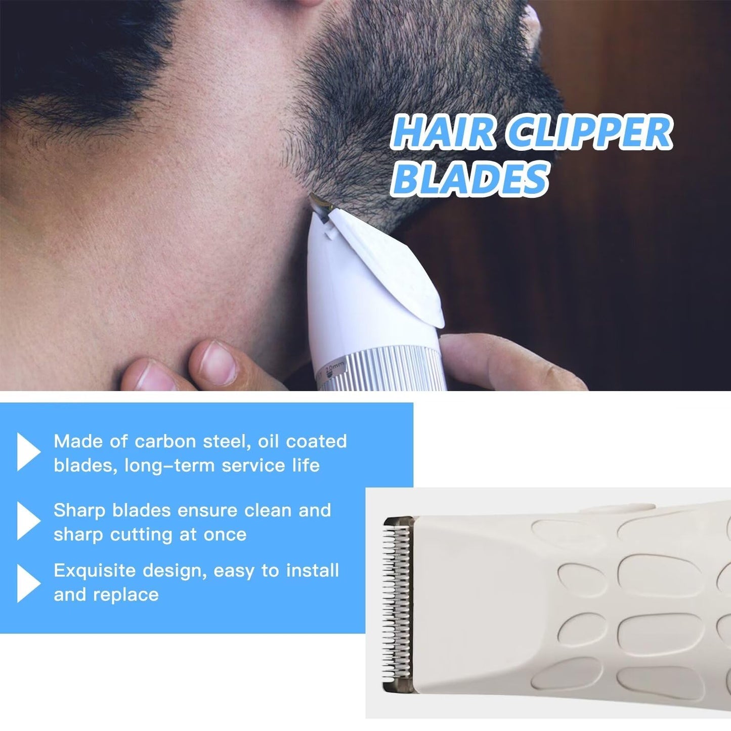 Gxcdizx New Upgraded 2Pcs Replacement Clipper Blade for Wahl Peanut Clipper Trimmer 8685, 8655, 8663, 8685-1701 Beauty and Personal Care Gxcdizx