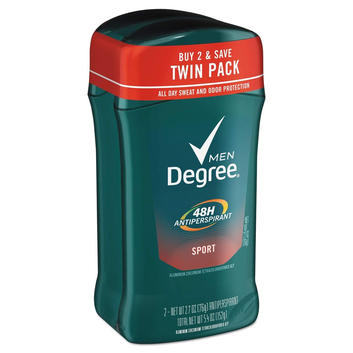Degree Men Original Protection Antiperspirant Deodorant, Sport, 2.7 oz, 2-Pack Beauty and Personal Care Degree
