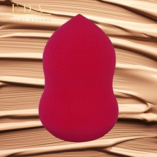 EDA LUXURY BEAUTY PINK Beauty Sponge - Super Soft & Smooth Makeup Sponge, Liquid, Foundation, Concealer, Cream, Powder Applicator - Gourd Shape Makeup Beauty & Personal Care EDA LUXURY BEAUTY