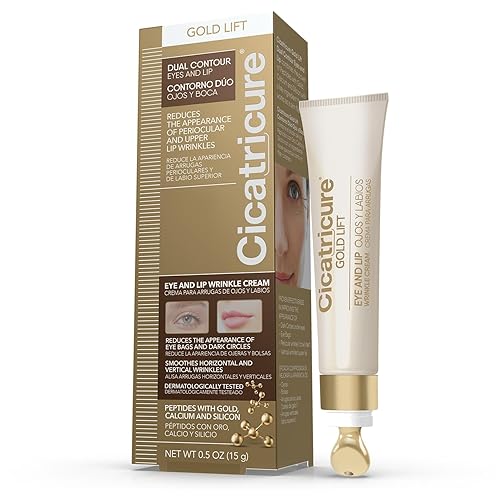Cicatricure Gold Lift Dual Contour Eye and Lip Wrinkle Cream, Anti Aging Skin Care to Reduce Dark Circles, Puffiness & Expression Lines, 0.5 Ounce Beauty & Personal Care Cicatricure