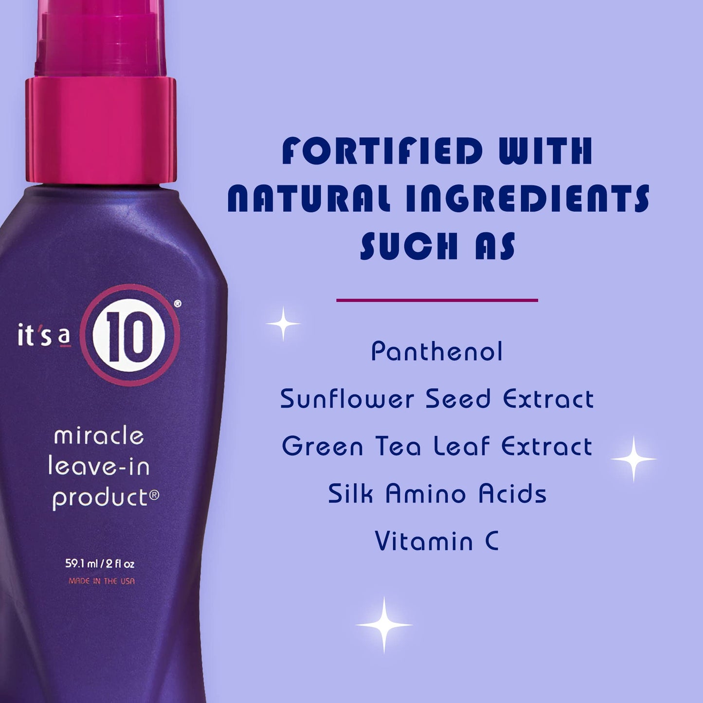 It's a 10 Haircare Miracle Leave-In Product, 2 fl. oz. (Pack of 2) Beauty & Personal Care It's a 10 Haircare