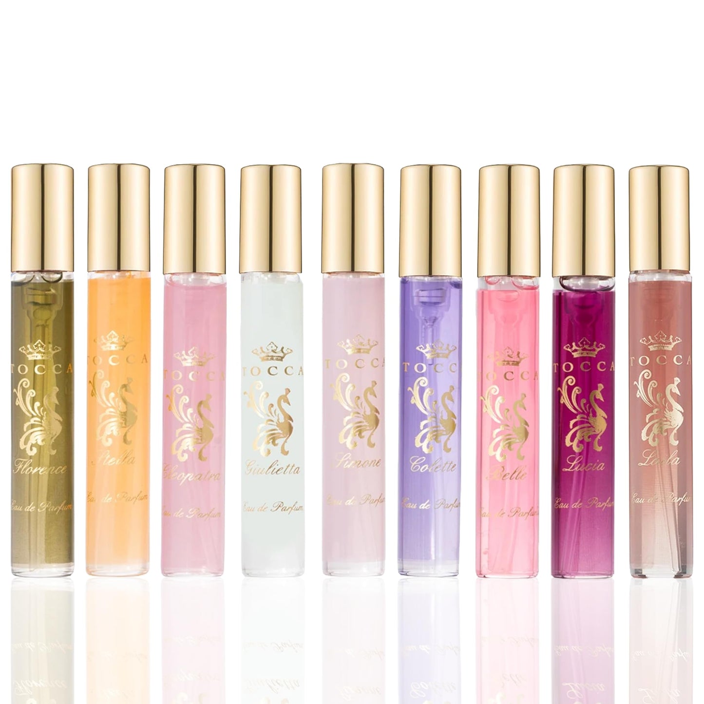 Tocca Luxury Fragrance Wardrobe, Set of 9 Travel Size Women's Perfumes in Giftable Tin Case, Includes Florence, Cleopatra, Stella, Giulietta, Simone Beauty & Personal Care Tocca