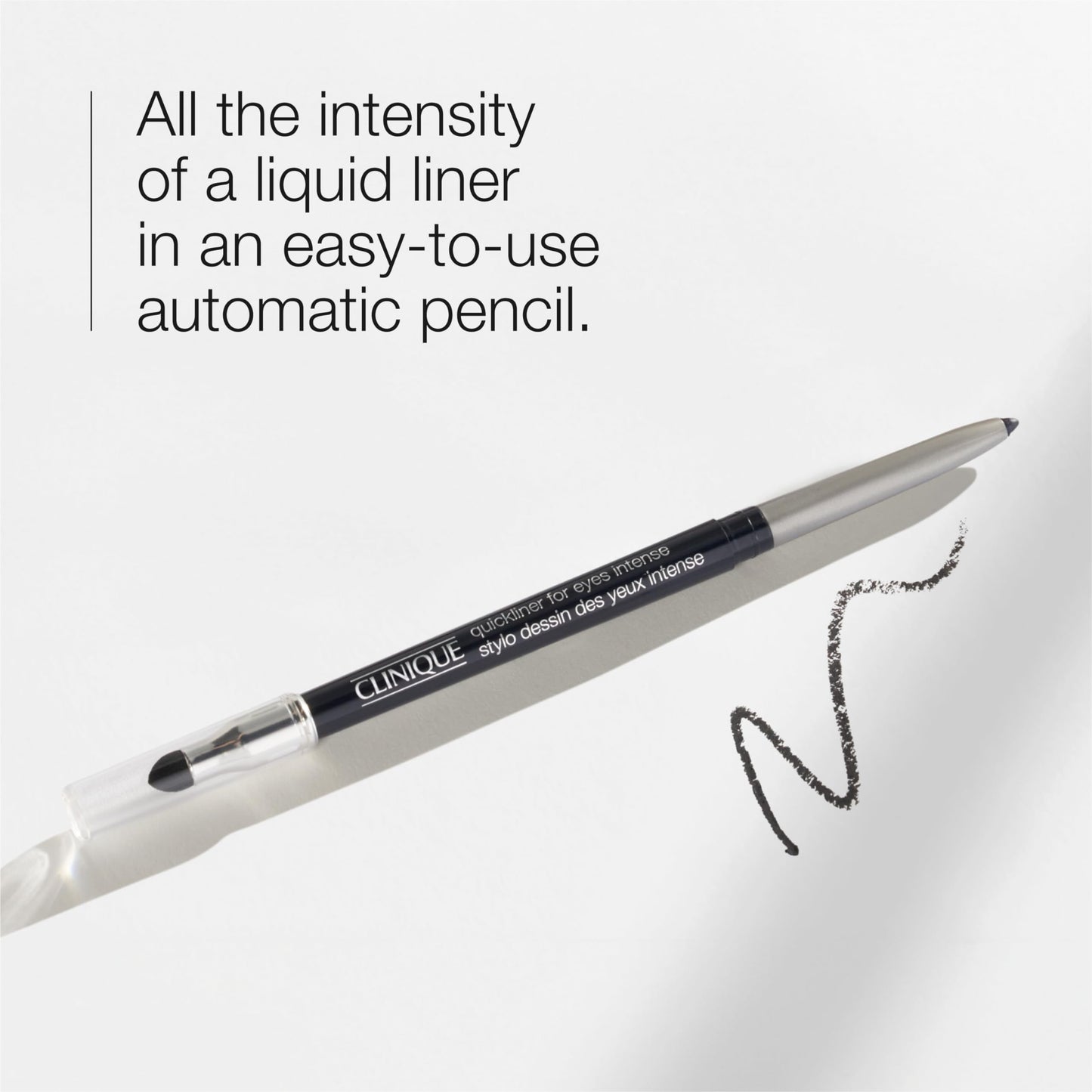 Clinique Quickliner For Eyes Intense Eyeliner Pencil | Water Resistant, Smudge Resistant + Safe For Sensitive Eyes, Intense Black Beauty and Personal Care Clinique