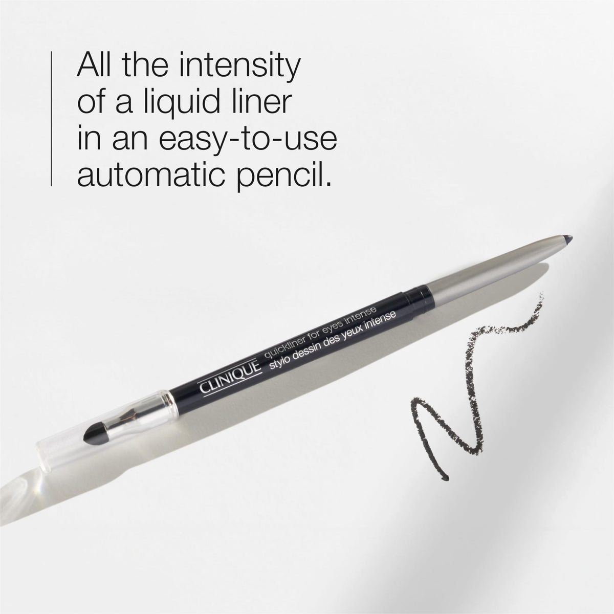 Clinique Quickliner For Eyes Intense Eyeliner Pencil | Water Resistant, Smudge Resistant + Safe For Sensitive Eyes, Intense Midnight Beauty & Personal Care Clinique