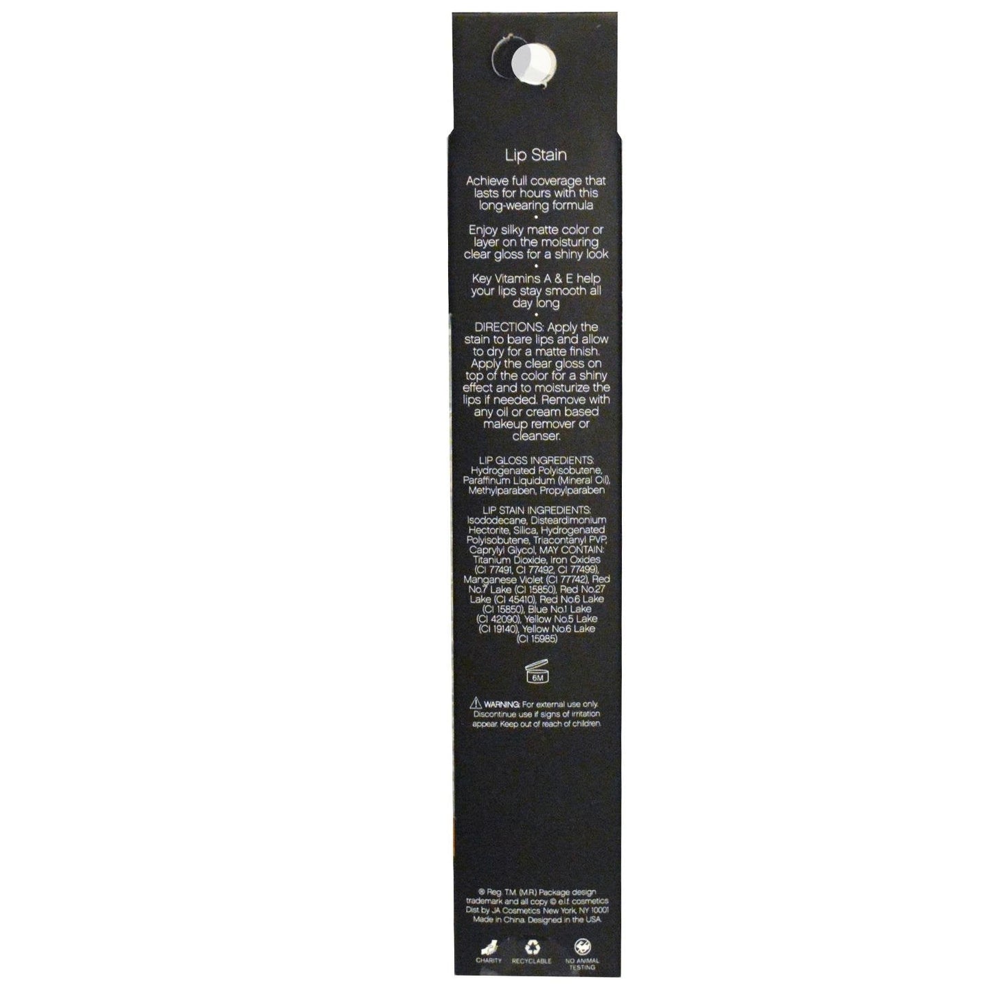e.l.f. Lip Stain, Mysterious, 0.06 Ounce Beauty & Personal Care e.l.f.