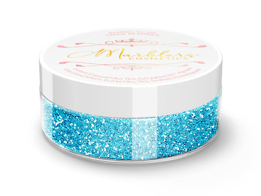 MARBLERS Twinkle Face & Body Glitter [Aqua Blue] 0.18oz (5g) | Fine | Non-Toxic | Vegan | Cruelty-Free | Festival, Rave & Party Makeup | Eye, Hair Beauty & Personal Care MARBLERS