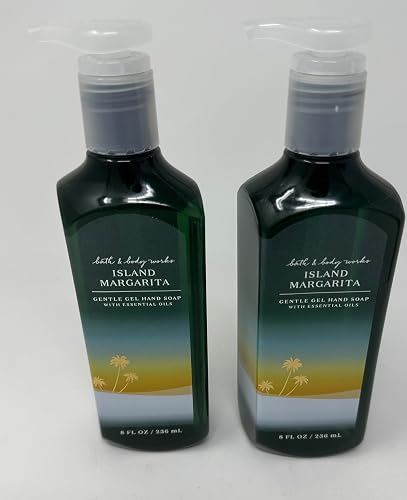 Bath and Body Works Island Margarita Gentle Gel Hand Soap (Set of 2) 8 fl oz / 236 mL Each Beauty & Personal Care Bath & Body Works
