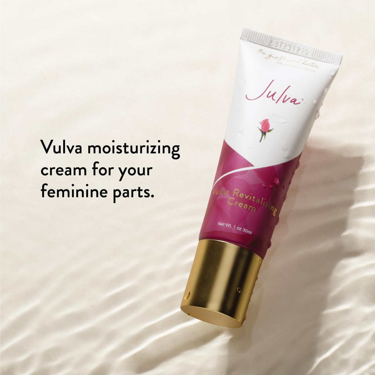 Julva Vulva Cream - Feminine Moisturizer for Women, 60 Day Supply