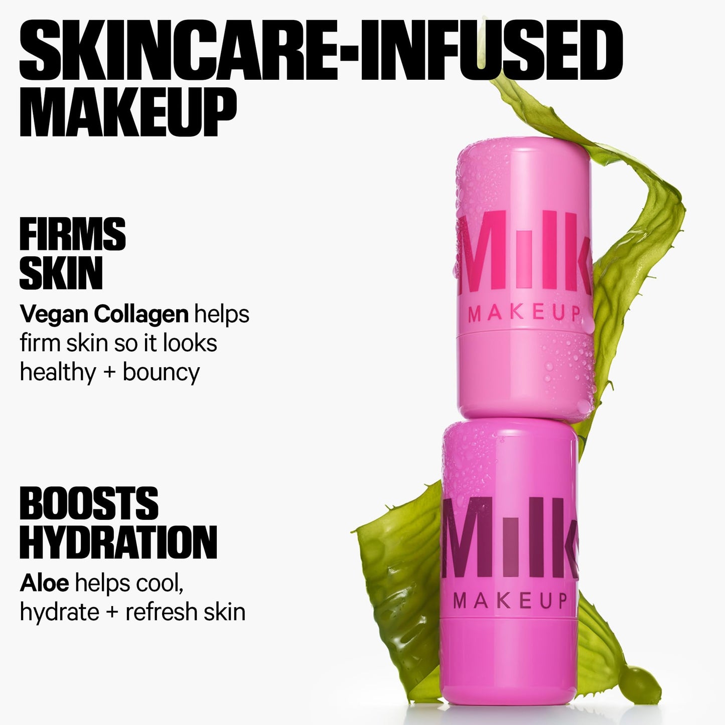 Milk Makeup Cooling Water Jelly Tint - Long-Lasting Sheer Lip + Cheek Stain with Firming Vegan Collagen + Hydrating Aloe - Transfer Proof, Buildable Beauty & Personal Care Milk Makeup