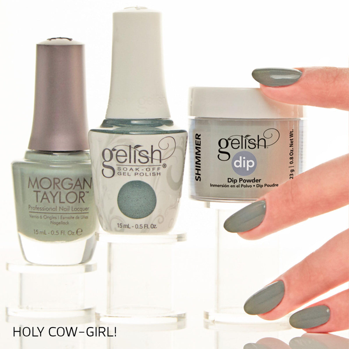 Gelish TPO-Free Soak-Off Gel Nail Polish: Holy Cow-girl!, 15mL