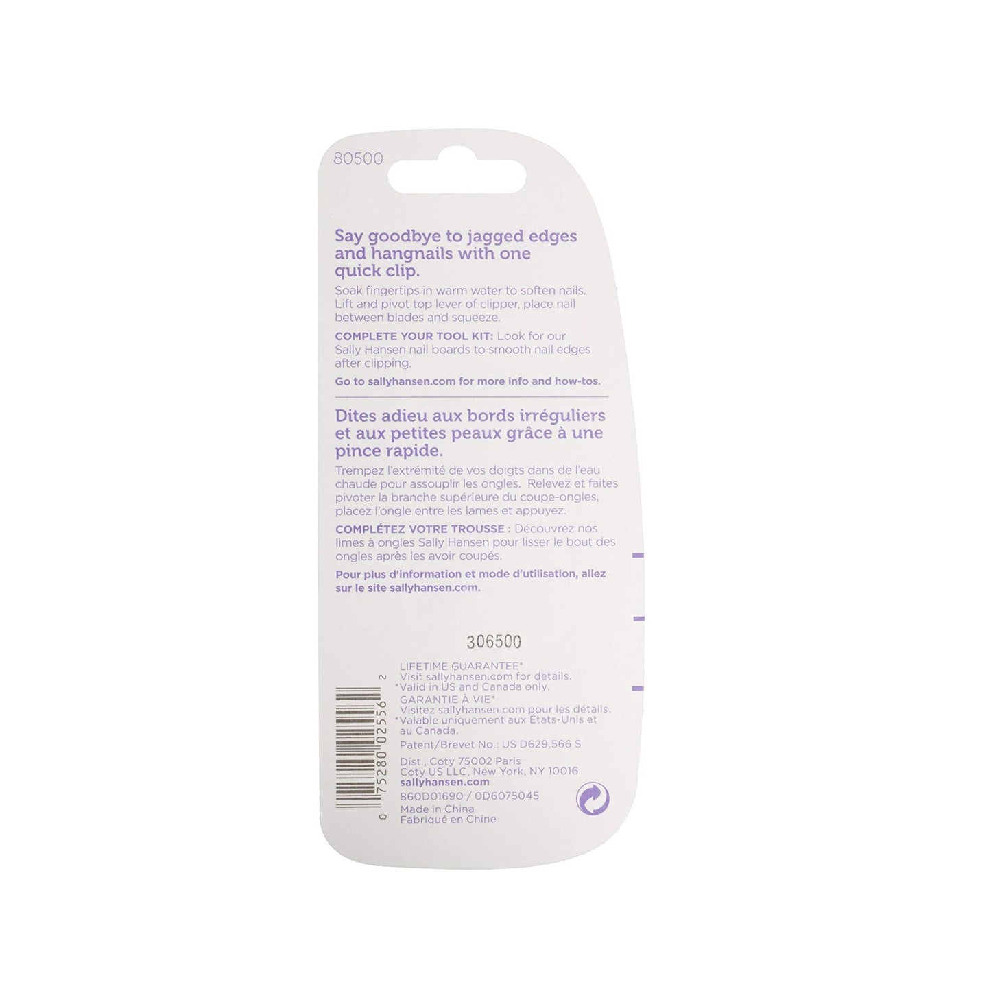 Sally Hansen Beauty Tools Treat Your Toes Control-Grip Toenail Clipper with Catcher | Wide Blade for Thick Nails | Stainless Steel Professional Toe Beauty & Personal Care Sally Hansen