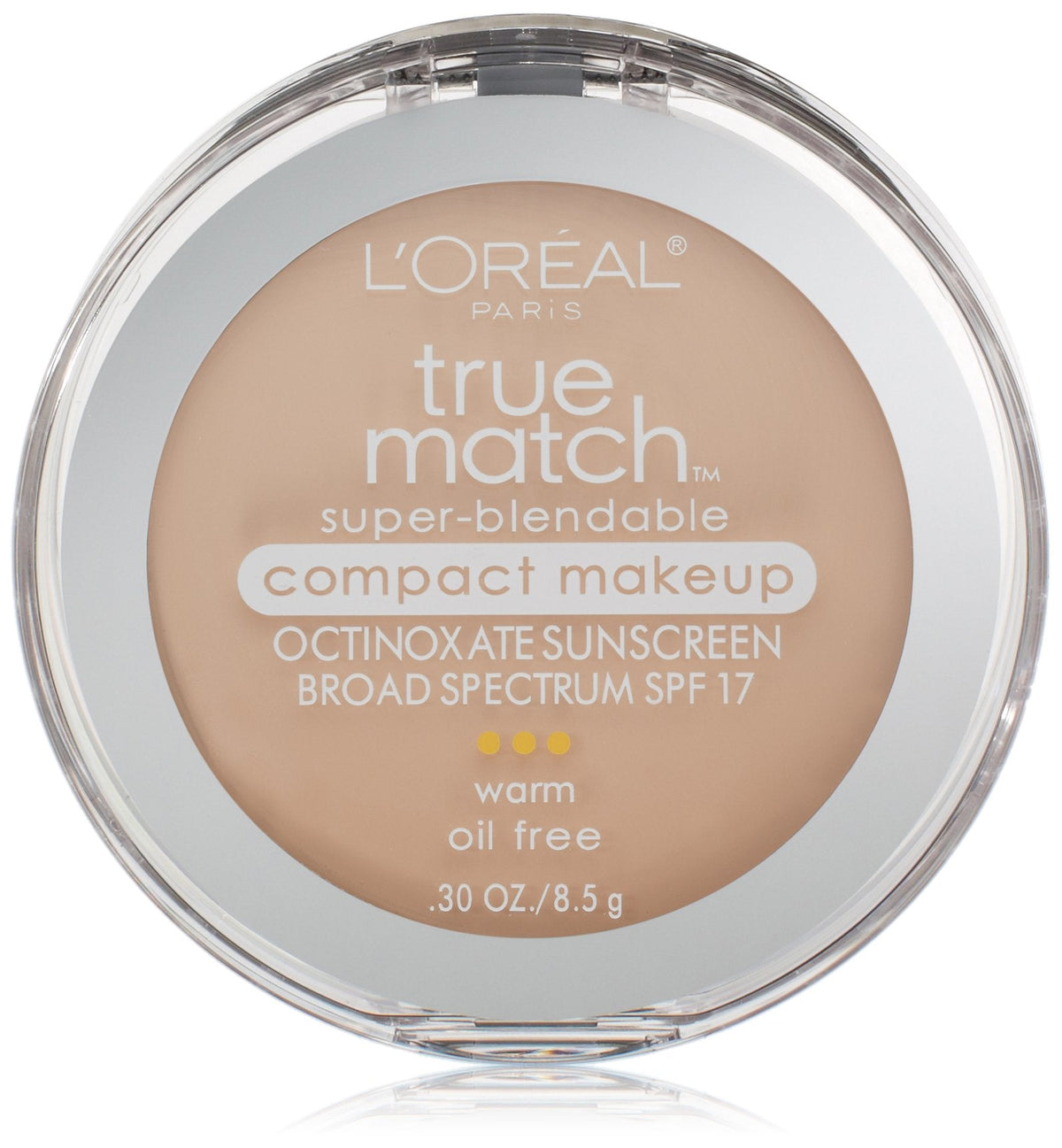 L'Oréal Paris True Match Super-Blendable Compact Makeup, W1 Porcelain, 0.3 oz. Beauty & Personal Care L'Oreal Paris