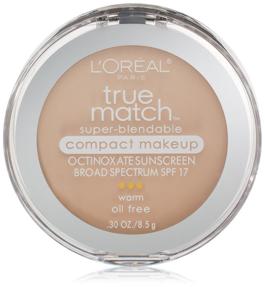 L'Oréal Paris True Match Super-Blendable Compact Makeup, W1 Porcelain, 0.3 oz. Beauty & Personal Care L'Oreal Paris