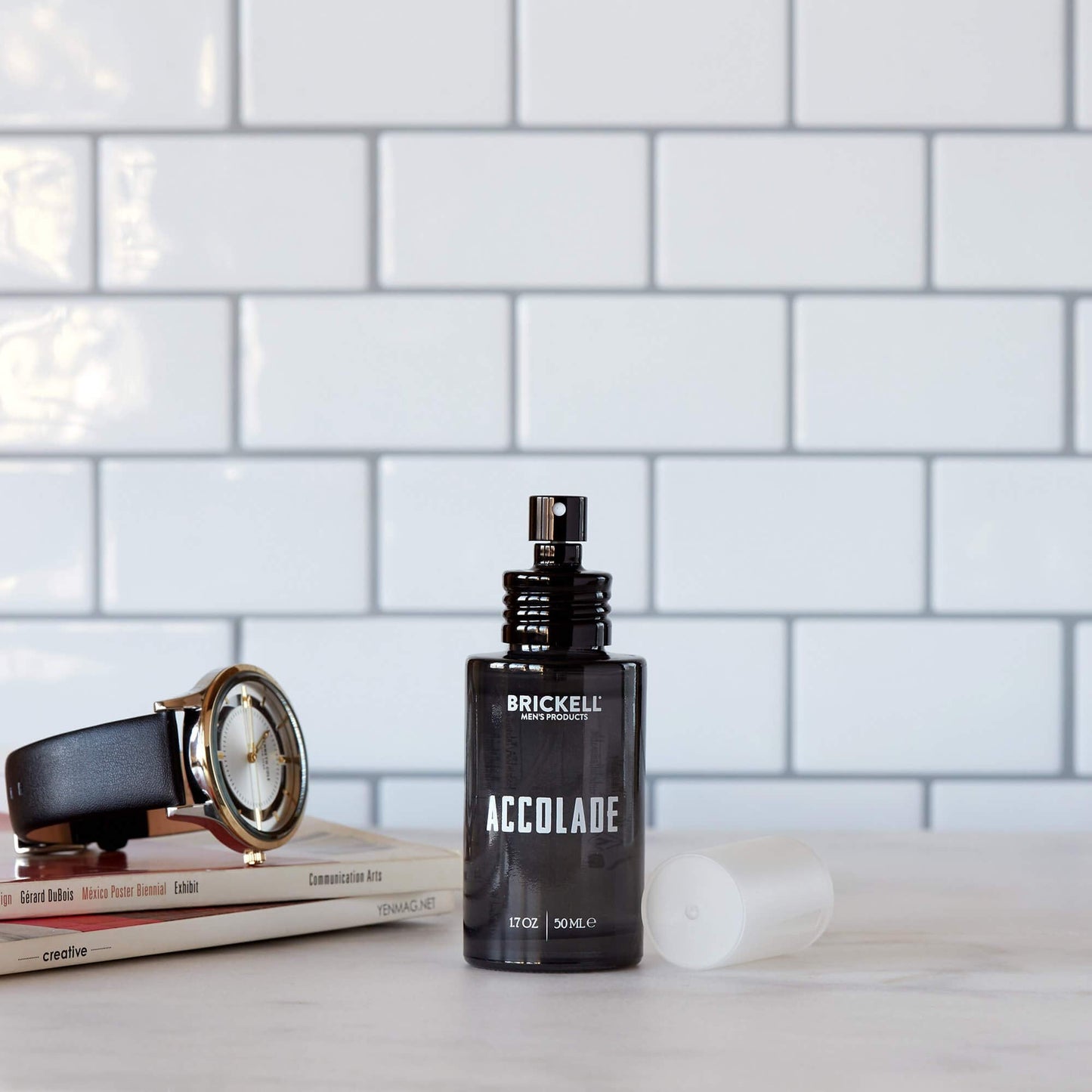 Brickell Men's Accolade Cologne for Men, Italian Bergamot, Cedarwood, Sandalwood, Lemon, and Guaiac Wood Scent, Natural and Organic, 1.7 Ounces Beauty & Personal Care Brickell Men's Products