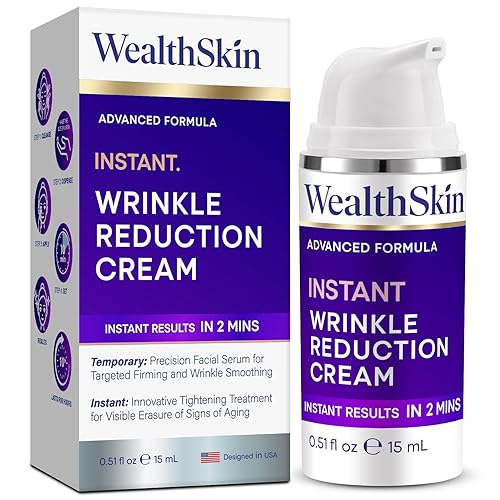 Instant Rapid Wrinkle Eye Cream: Temporary Effects Firm & Lift Under Eye Bags and Reduction Puffiness and Remover Dark Circles - 60 Second Tightener Beauty & Personal Care Wealthskin