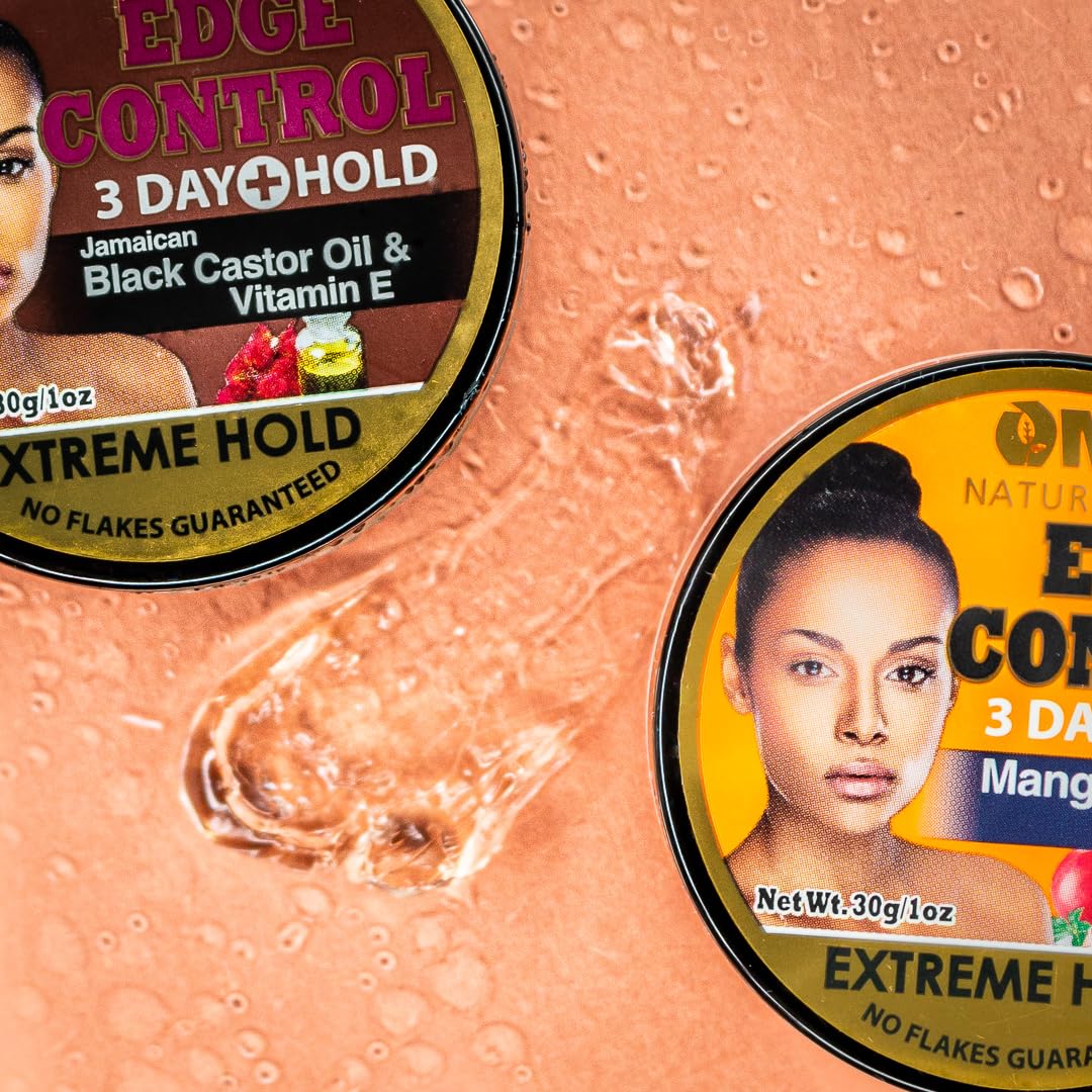 On Natural Edge Control Extreme Hold-Jamaican Black Castor Oil and Vitamin E 1oz (1oz) Beauty & Personal Care On Natural