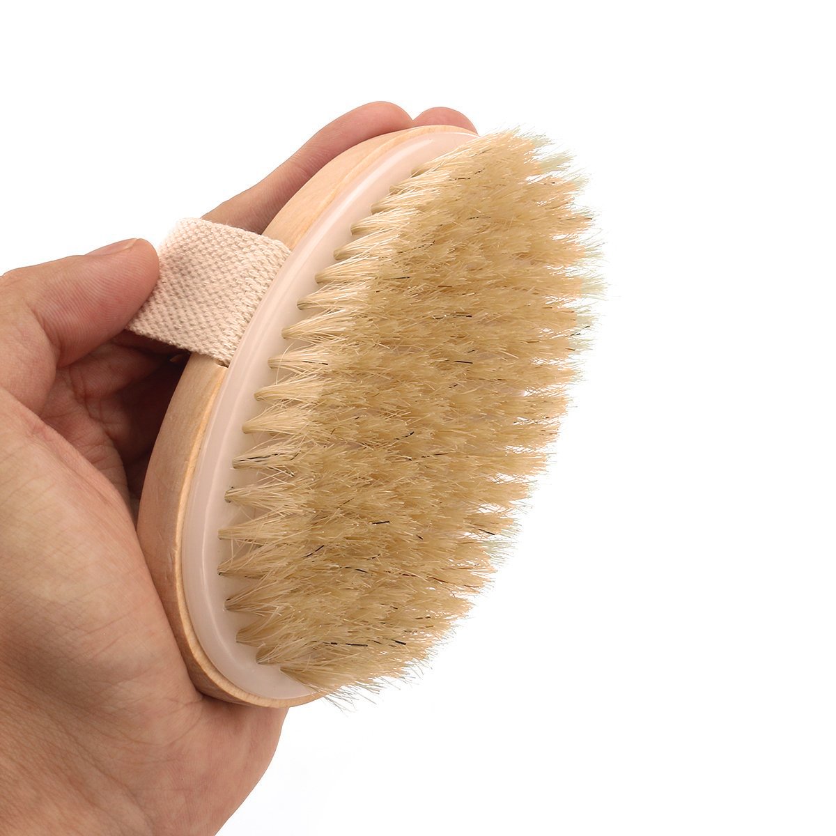 Dry Skin Body Brush, Natural Bristle, Remove Dead Skin and Toxins, Improves Skin's Health and Beauty Beauty and Personal Care Bonure