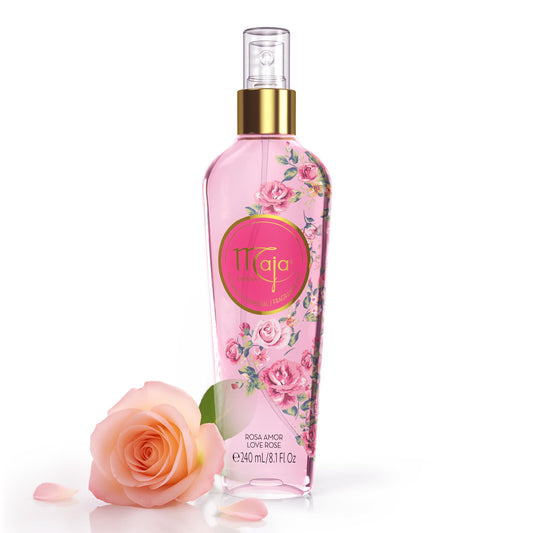 Maja Love Rose Body Spray for Women Light & Refreshing Mist with Rose and Fruity Notes, Long-Lasting Feminine Fragrance, Gentle on Skin, Classic Beauty & Personal Care Maja