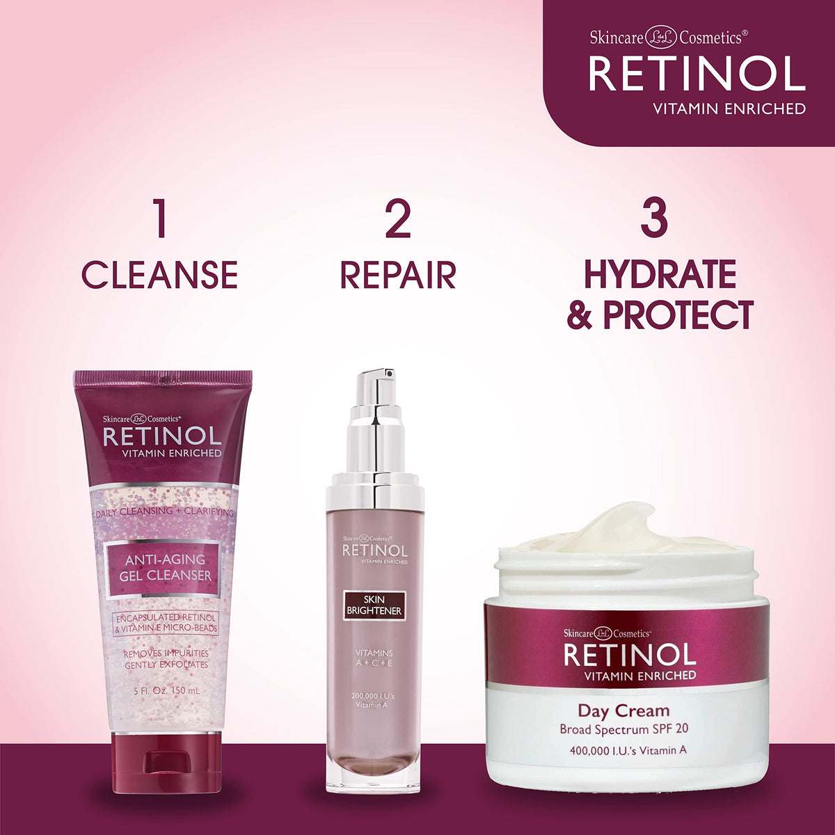 Retinol LIVAURA Skincare LdeL Cosmetics Cream Vitamins A + C + E (Day Cream) Beauty & Personal Care Retinol