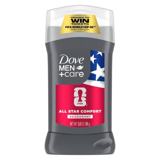 DOVE MEN + CARE Limited Edition FIFA Deodorant Stick for Men All Star Comfort for 72H Protection Neutralizes Odor 3.0 oz Beauty and Personal Care DOVE MEN + CARE