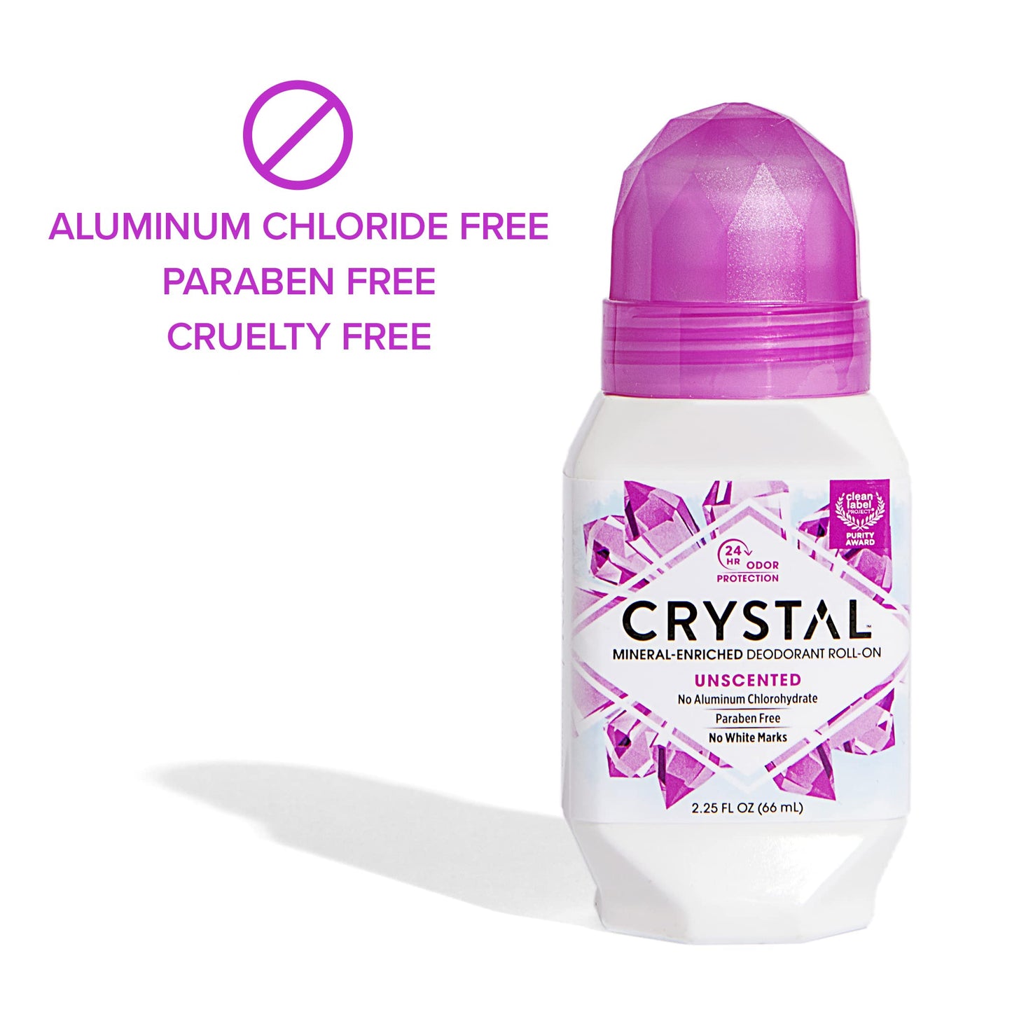 Crystal Body Deodorant Roll-On-2.25 oz, 2 pack Beauty and Personal Care Crystal Essence